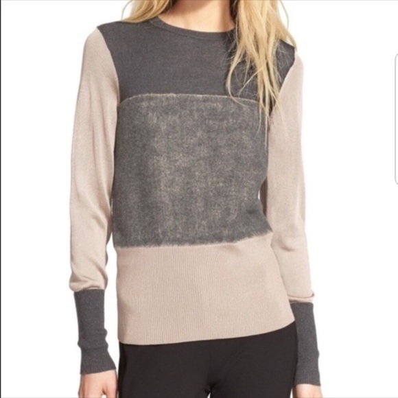 12. RAG & BONE MARISSA COLORBLOCK CREWNECK SWEATER - Picture 15 of 16